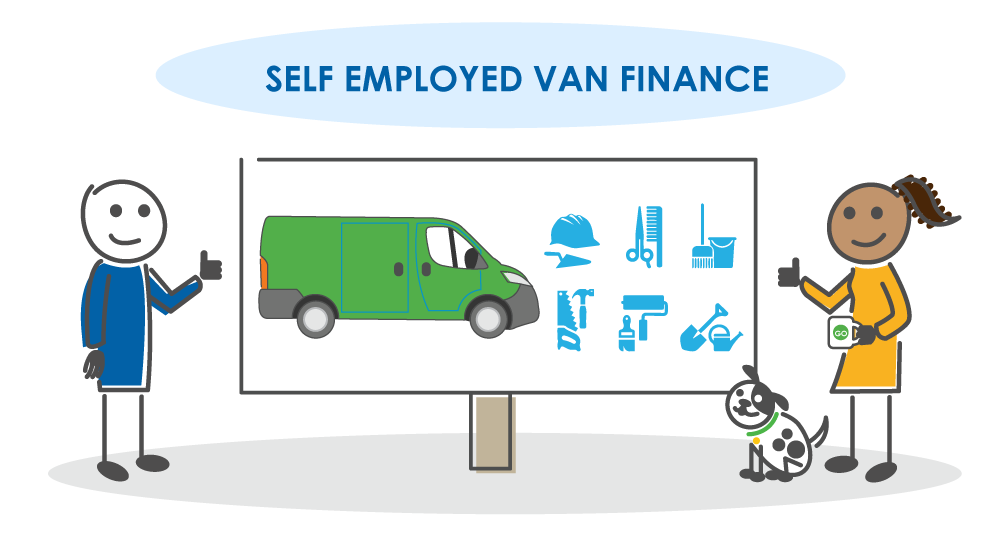 self employed van finance characters